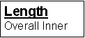 Text Box: LengthOverall Inner